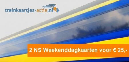 NS Weekenddagkaart aanbieding